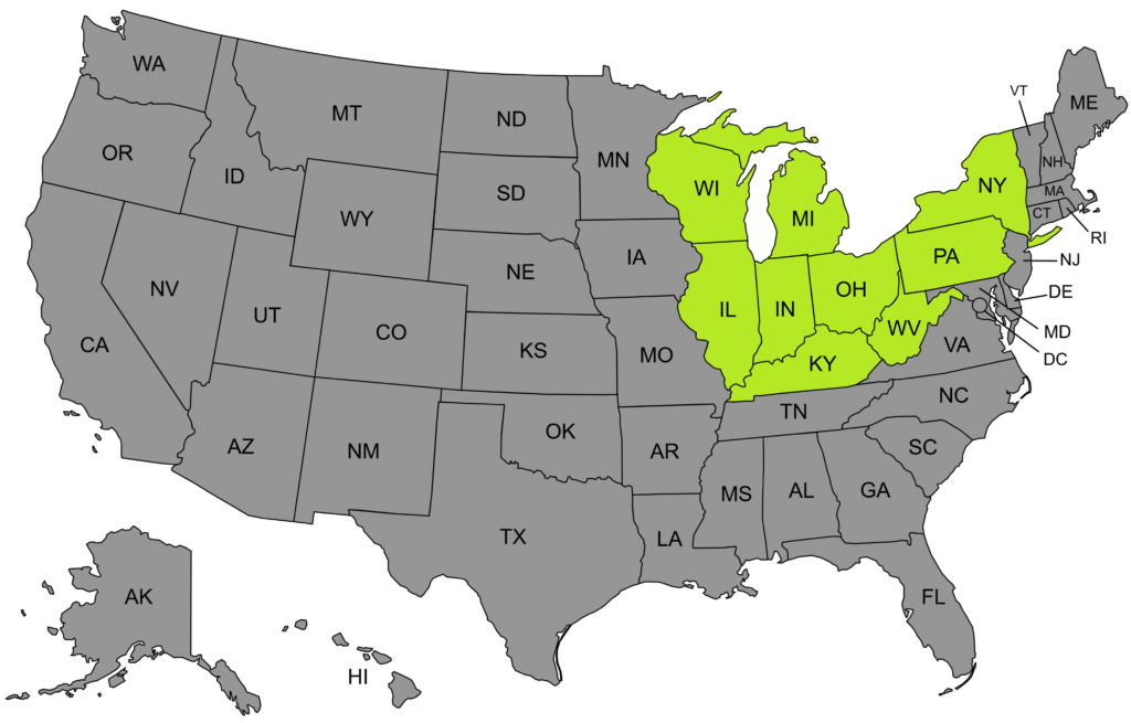 Abraham Drainage Renewable Energy Service Area Map